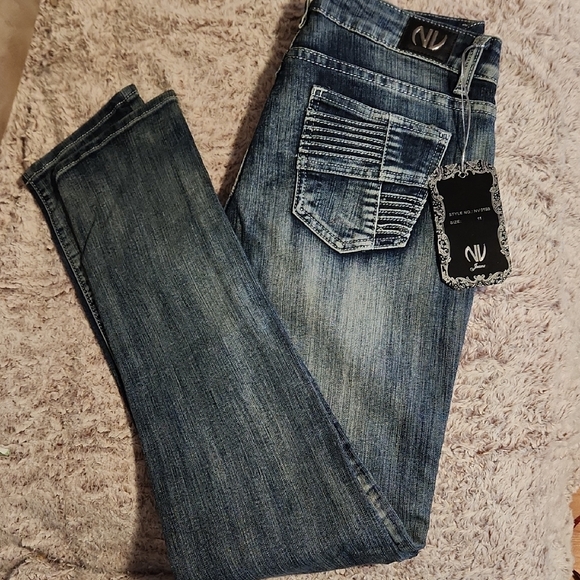 NV Jeans Blue Denim Size 11. Plz Go By The Measurments Please - Picture 5 of 6